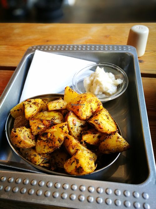 That garlic mayo!!!!! so good...  at Chwast Food in Warsaw