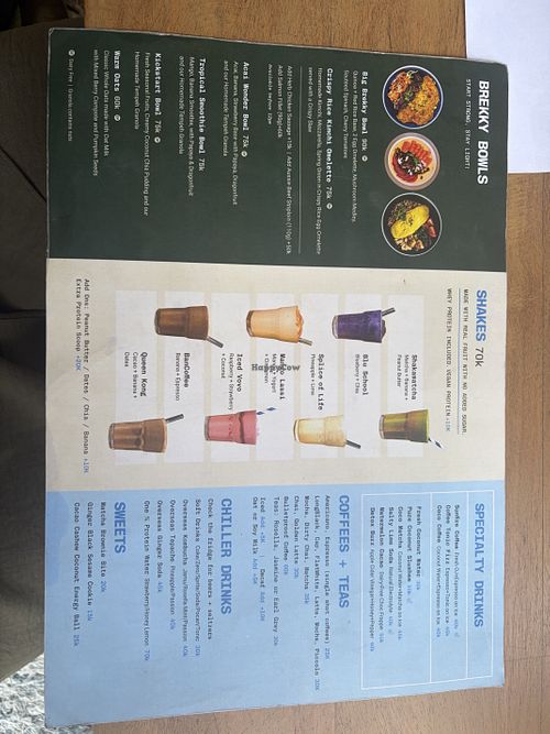 Menu  at Shaka Cafe & Restaurant - Kuta Lombok in 