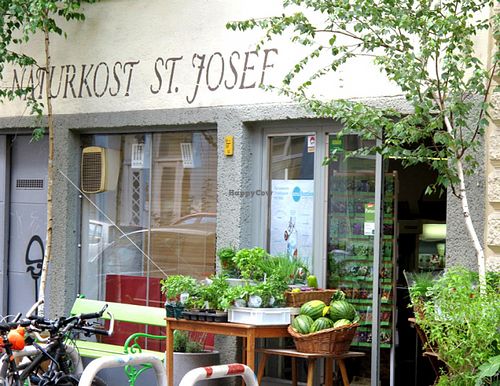 Naturkost St. Josef's green spot at Naturkost St. Josef in Vienna
