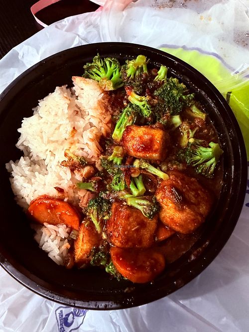 Orange Tofu  at Kitsune House in Miami