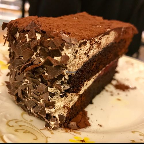 espresso cherry cake at Goodies in Leipzig