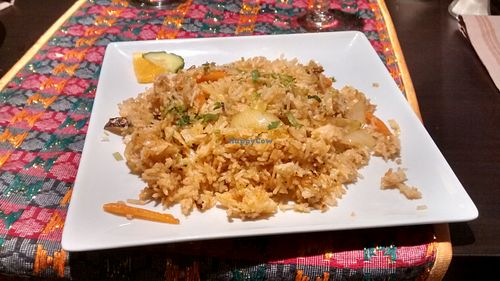 Rice and vegetables at Le Yeti in Toulouse