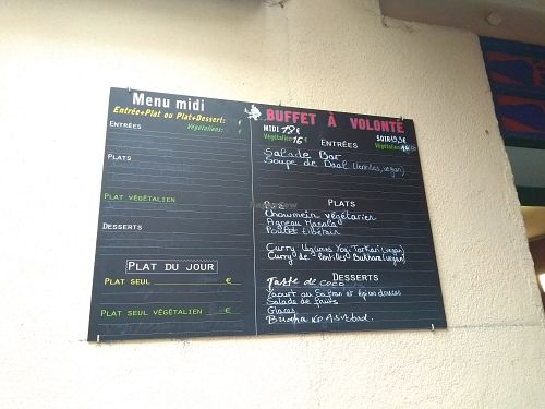 All you Can eat with vegan dishes (curry) at Le Yeti in Toulouse
