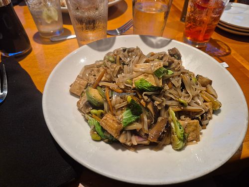 Build-your-own bowl with tofu and pad thai noodles at Big Bowl Ridgedale in Minnetonka