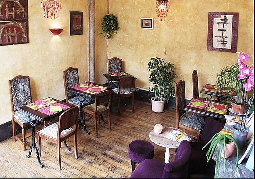 inside at L'Arbre a The in Grenoble