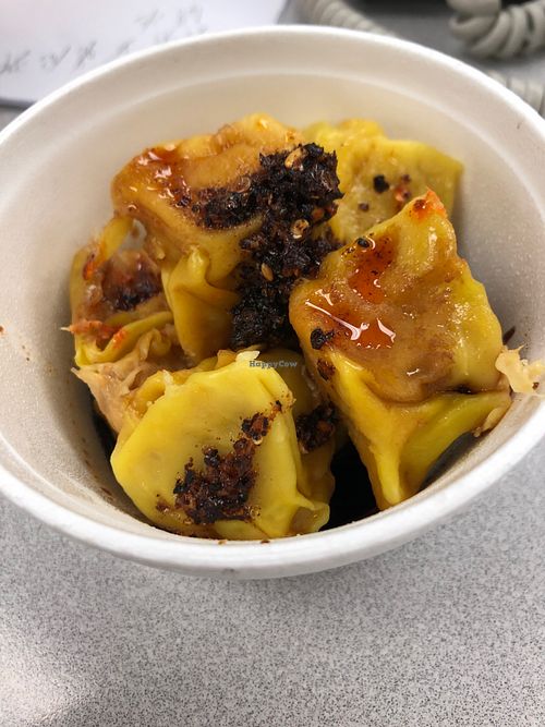 Shao Mai is my favorite here!  at Affinity Vegetarian in Kowloon