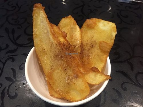 Potato crisps at So Yuet Hin 素悅軒 in New Territories