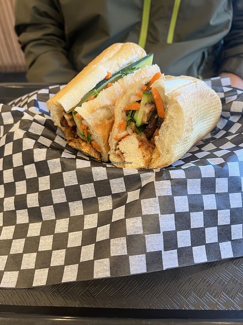 Vegan banh mi  at Ngon Cafe Vancouver  in Vancouver