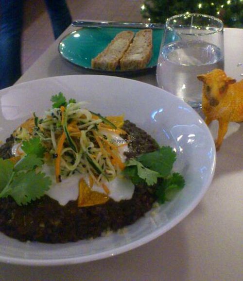 delicious lentil curry at Roots Kitchen at Roots Kitchen in Turku