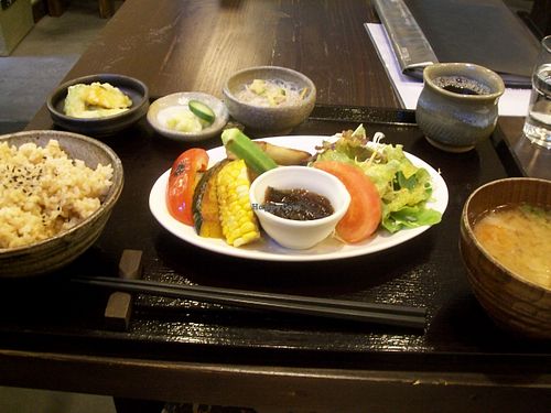 lunch at Lindou in Osaka