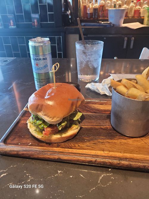 Curve ball w/ fries at FastBreak Sports Bar in Orlando