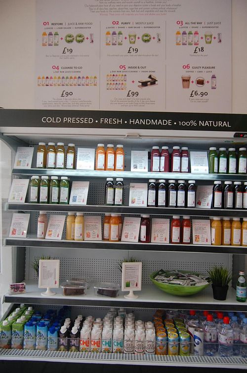 Fresh juices (power up your life!!) at Spa Juice Bar - Greenwich in South East London
