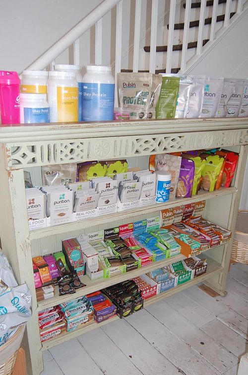 Protein Bars and powders at Spa Juice Bar - Greenwich in South East London