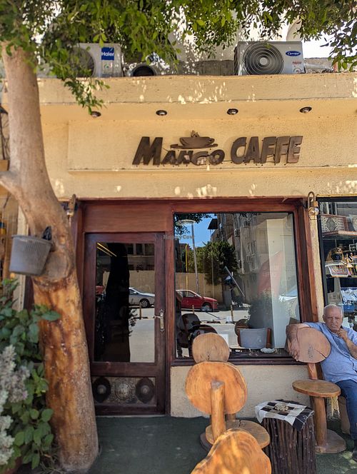 Outside at MANGO CAFE in Giza