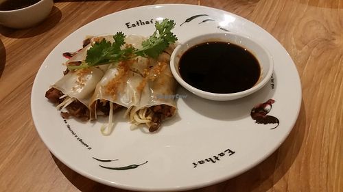 Rolls with veggies at Khun Churn - Eathai in Bangkok