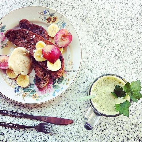 French Toast & Green Juice at Magic Milk Bar!
Organic, Vegan & Made with Love. at Magic Milk Bar in Northcote