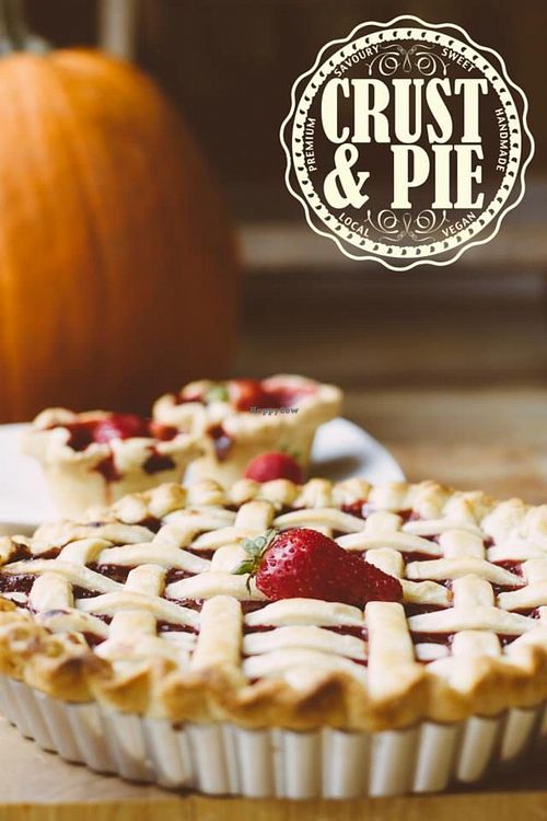 Crust & Pie Strawbarb Vegan Pie at Crust and Pie in Guelph