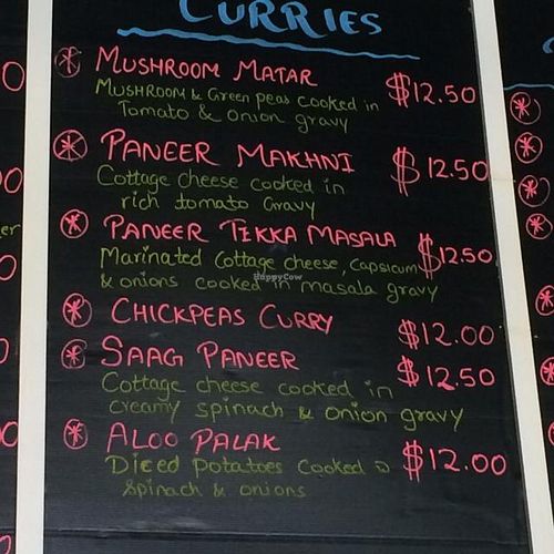 menu2 at Manny's Cafe in Shepparton