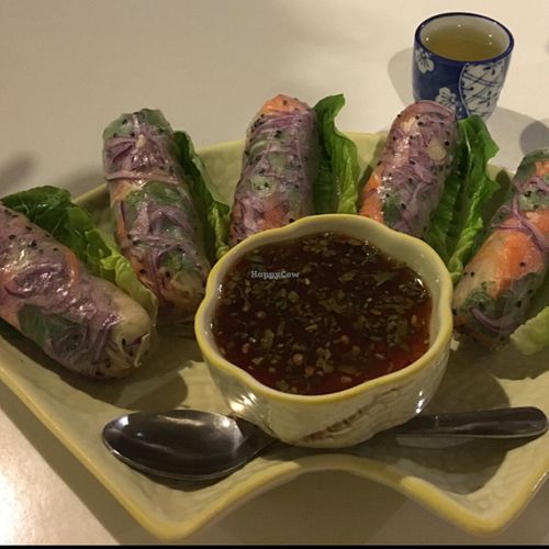 Vietnamese rolls at Loving Cafe in Kuala Lumpur