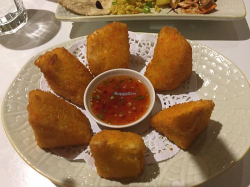 Golden tofu  at Loving Cafe in Kuala Lumpur