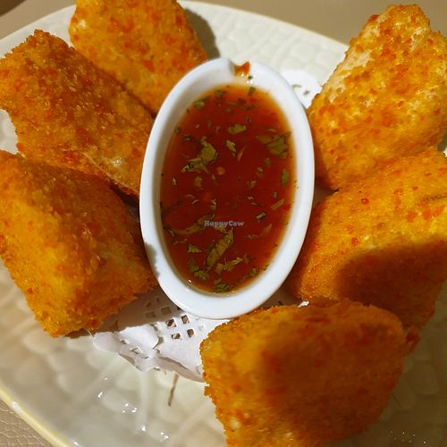 Fried tofu at Loving Cafe in Kuala Lumpur