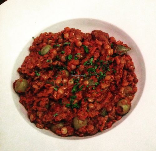 spicy lentil stew at Refresh Restaurant - Re Fresh in Bratislava