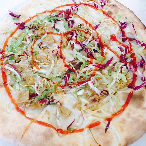 Kebab pizza at Il Papiro in Milan