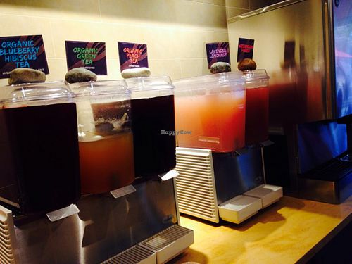 Beverage station at Native Foods - Penn Quarter in Washington