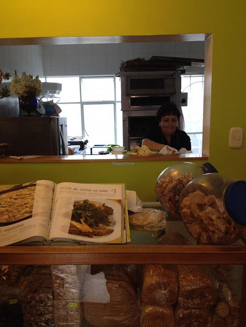 The front counter at La Huerta del Chef in Pasto