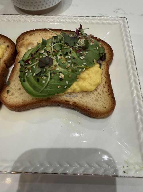 Avocado toast  at The Coffee Class Village Square in Las Vegas