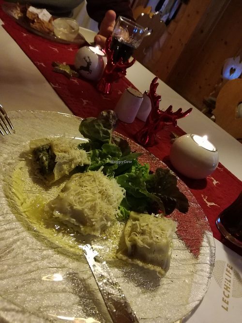 Feetiggericht, vegan. at Naturhotel LechLife in Wangle