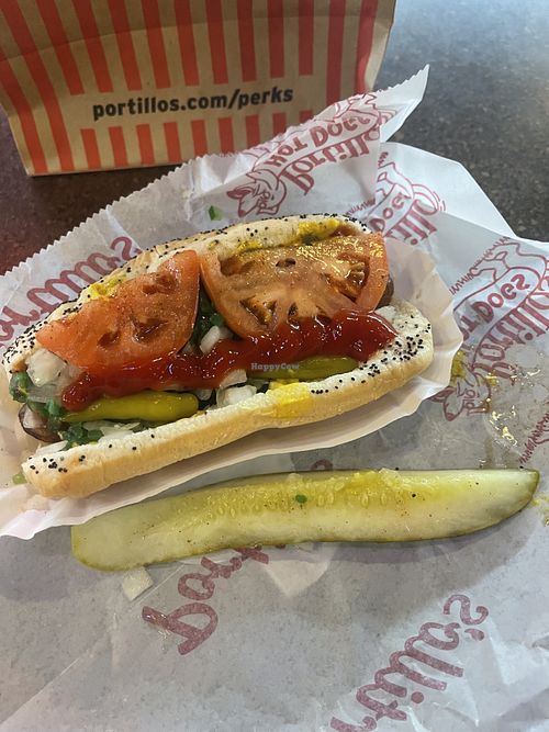 Garden dog  at Portillo's Maple Grove in Maple Grove