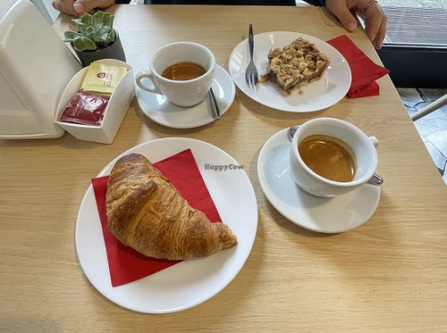 Croissant, Apple Crumble, Espresso   at Casamadie - Milano - bakery | brunch | lunch  in Milan