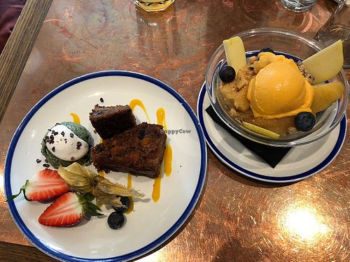 Dessert  at Flax & Kale - Placa Castella in Barcelona