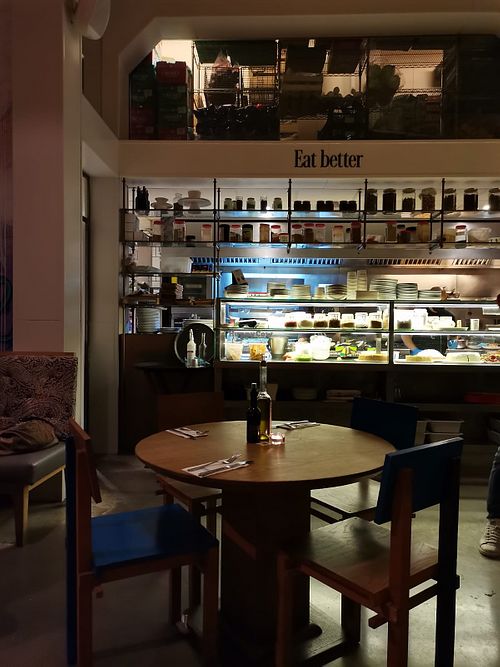 Inside  at Flax & Kale - Placa Castella in Barcelona