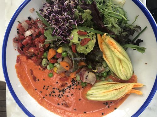 Summer salad  at Flax & Kale - Placa Castella in Barcelona