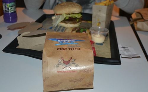 tofu burger at BurgerFuel - Sowah Square in Abu Dhabi