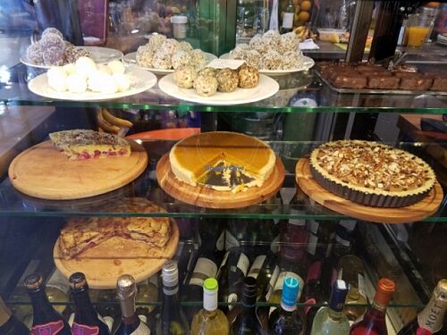 pies and cakes at Green Pumpkin in Riga