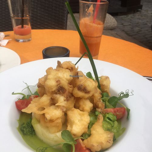 cauliflower dish at Green Pumpkin in Riga