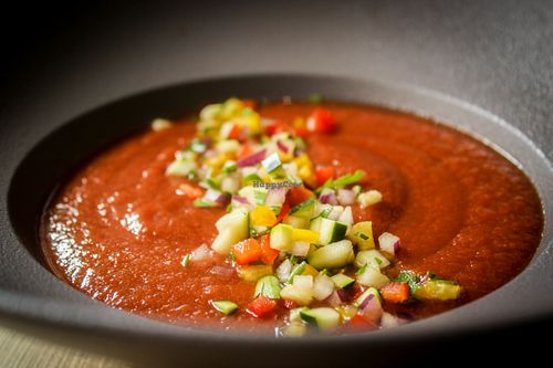 gazpacho at Green Pumpkin in Riga