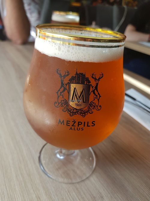 Local beer at Green Pumpkin in Riga