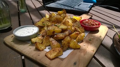 Roastie potatoes from the Shroom Room at The Shroom Room in Christchurch