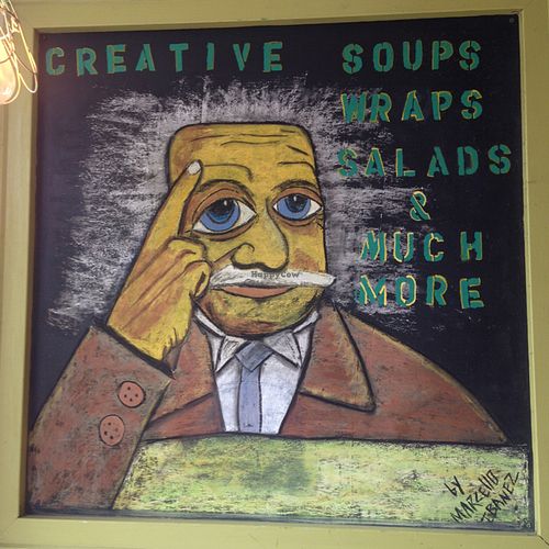 more creative decor  at Juice and Java in Miami Beach