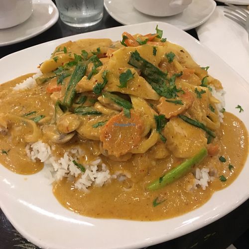 Curry with Tofu at Pasong's in Saginaw