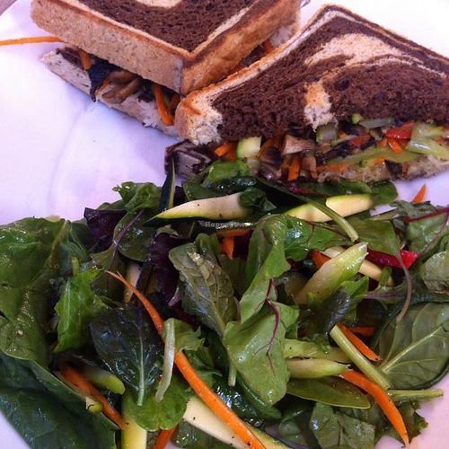 Stir Fried Vegetable Reuben  at The Crabapple Cafe in Brackendale