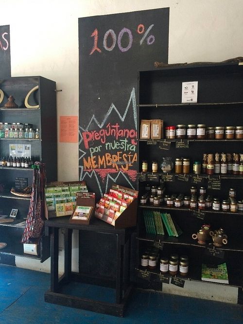 store with fresh sustainable produce, coffee, jams, hot sauce, soaps, and more!!!  at El Departmento de la Comida in San Juan