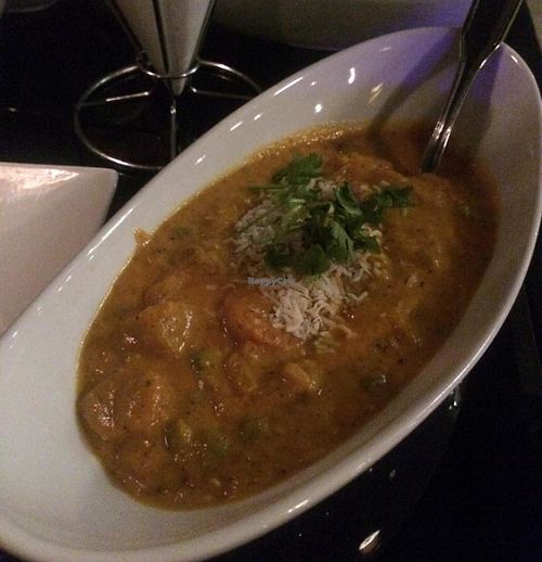 Vegetable coconut kurma (vegan) at Karma in Sandy