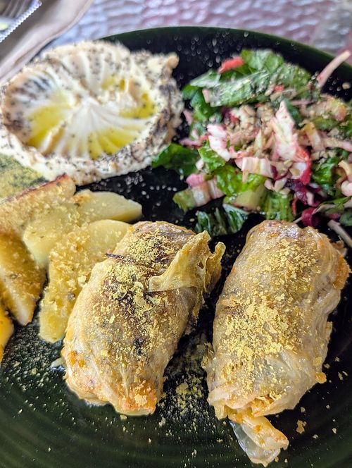 Special traditional set lunch plate at Akasha Home Restaurant in Koh Phangan