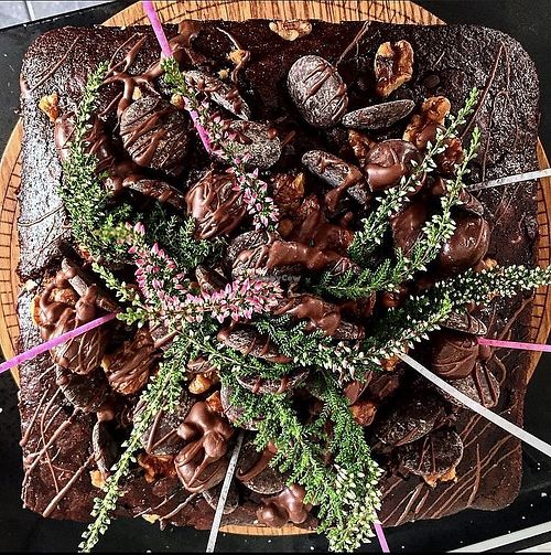 Vegan & GF cake  at Saker Wholefoods in Hebden Bridge