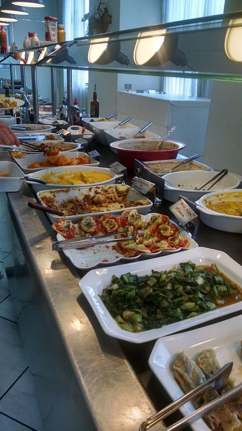 good food at Panda Vegan Restaurant in Sao Paulo